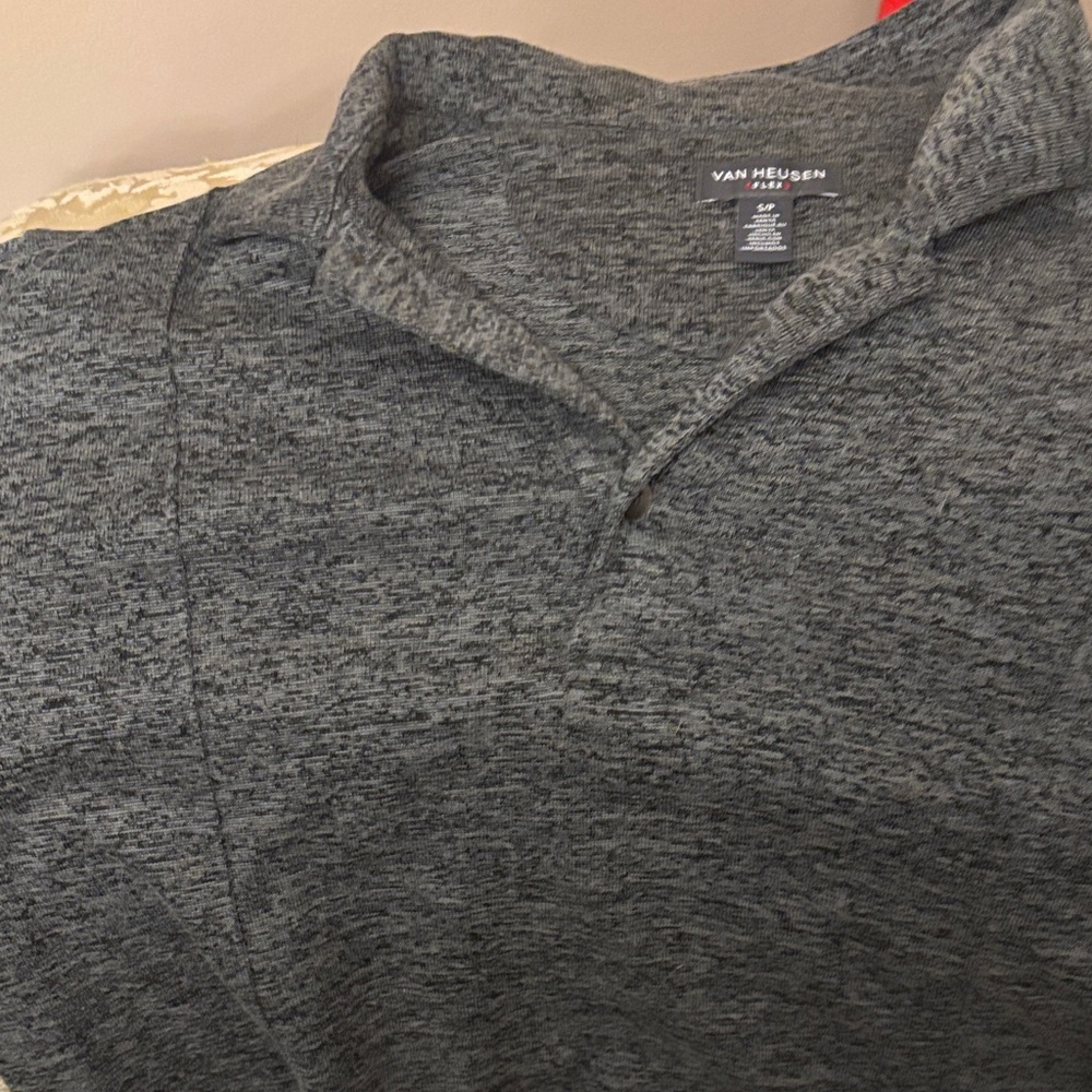 Van Heusen Charcoal Polo Shirt